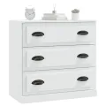 Buffet blanc 70x35,5x67,5 cm bois d'ingénierie