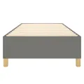 cadre de lit Gris foncé 80x200 cm Tissu