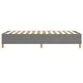 cadre de lit Gris foncé 80x200 cm Tissu