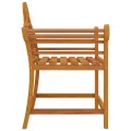 Chaises de jardin 2 pcs 91x62x94 cm Bois de teck solide