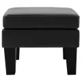 Repose-pied Noir Similicuir