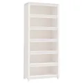 Bibliothèque Blanc 80x35x183 cm Bois de pin massif