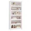 Bibliothèque Blanc 80x35x183 cm Bois de pin massif