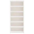 Bibliothèque Blanc 80x35x183 cm Bois de pin massif