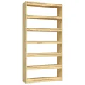 Bibliothèque/Séparateur de pièce 100x30x200 cm pin massif