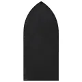 Miroir de jardin Noir 70x30 cm Fer pour utilisation extérieure