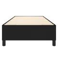 cadre de lit Noir 90x190 cm Tissu