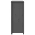 Buffet Gris 83x41,5x100 cm Bois massif de pin