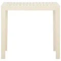 Table de jardin Blanc 79x65x72 cm Plastique