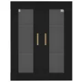 Armoire murale suspendue Noir 69,5x34x90 cm
