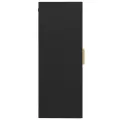Armoire murale suspendue Noir 69,5x34x90 cm