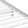 Cadre de lit Blanc Bois de pin massif 90x200 cm