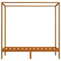 Cadre de lit à baldaquin Marron miel Pin massif 100x200 cm
