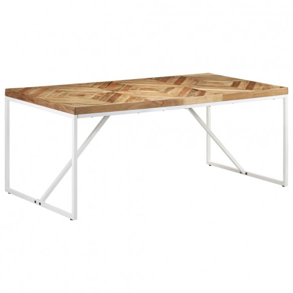 Table à dîner 180x90x76 cm Bois massif d'acacia et de manguier