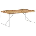 Table à dîner 180x90x76 cm Bois massif d'acacia et de manguier