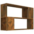 Bibliothèque Chêne fumé 100x24x63 cm Bois d'ingénierie