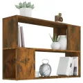 Bibliothèque Chêne fumé 100x24x63 cm Bois d'ingénierie