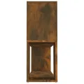 Bibliothèque Chêne fumé 100x24x63 cm Bois d'ingénierie