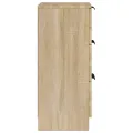 Buffets 2 pcs Chêne Sonoma 30x30x70 cm Bois d'ingénierie