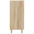Buffet chêne sonoma 90x34x80 cm bois d'ingénierie