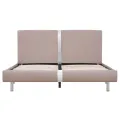 Cadre de lit Cappuccino Similicuir 140 x 200 cm