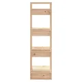Bibliothèque/Séparateur de pièce 41x35x125 cm Pin massif