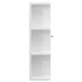 Armoire à miroir de salle de bain Blanc 66x17x63 cm MDF