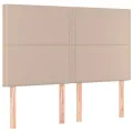 cadre de lit avec matelas LED Cappuccino 140x200 cm