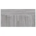 Ensemble de meubles de salle de bain 2 pcs Sonoma gris