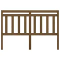 Tête de lit Marron miel 146x4x100 cm Bois massif de pin