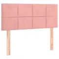 Tête de lit Rose 80x5x78/88 cm Velours