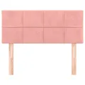 Tête de lit Rose 80x5x78/88 cm Velours