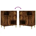 Buffet Chêne fumé 60x35x70 cm Bois d'ingénierie