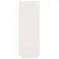 Buffet haut Blanc 89x40x116,5 cm Bois massif de pin