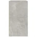 Armoire à cosmétiques Gris béton 80x40x75 cm Bois d'ingénierie
