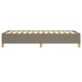 Cadre de lit Taupe 90x200 cm Tissu