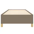 Cadre de lit Taupe 80x200 cm Tissu