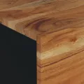 Table basse 80x50x40 cm Bois d'acacia solide et d'ingénierie