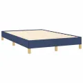 Cadre de lit Bleu 120 x 200 cm Tissu