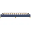 Cadre de lit Bleu 120 x 200 cm Tissu