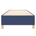 cadre de lit Bleu 90x200 cm Tissu
