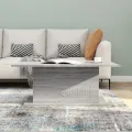 Table basse Sonoma gris 102x55,5x40 cm Aggloméré