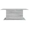 Table basse Sonoma gris 102x55,5x40 cm Aggloméré