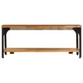 Table basse et étagère 100x60x35 cm Bois de récupération solide