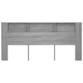 Armoire de tête de lit Sonoma gris 220x18,5x104,5 cm