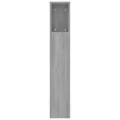 Armoire de tête de lit Sonoma gris 220x18,5x104,5 cm