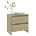 Table de chevet Chêne sonoma 45x34,5x44,5 cm Aggloméré
