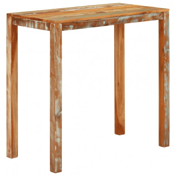 Table de bar 112x55x108 cm Bois massif de récupération