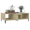 Table basse Chêne sonoma 103,5x60x35 cm Aggloméré