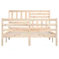 Cadre de lit Bois massif 120x200 cm